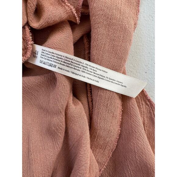 Free People Dress Womens Large Dusty Rose Adella Slip Lace Fairy Boho Coquette - Picture 11 of 14